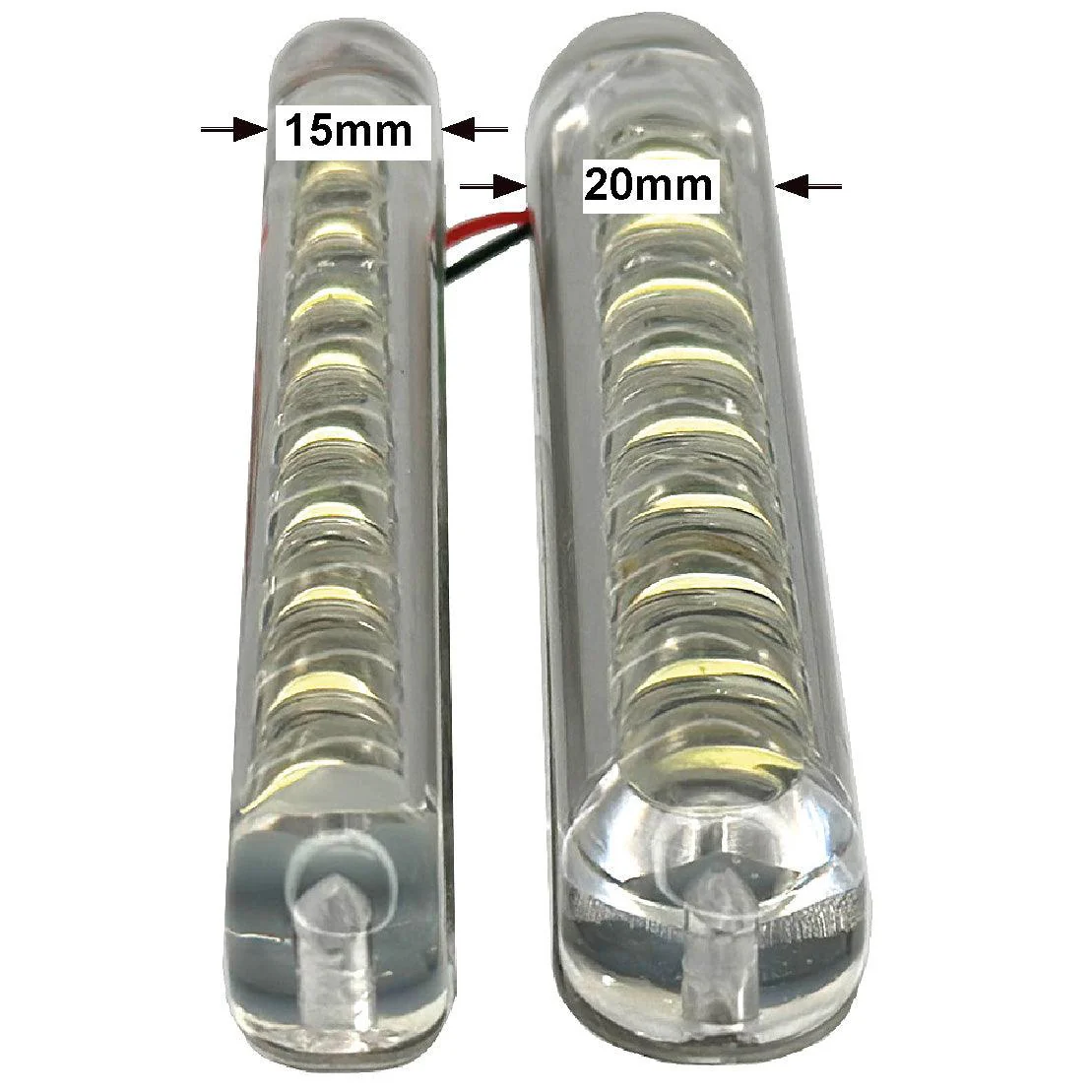 120mm x 17mm 1 Watt Daytime Running Lights Pair - Image 3