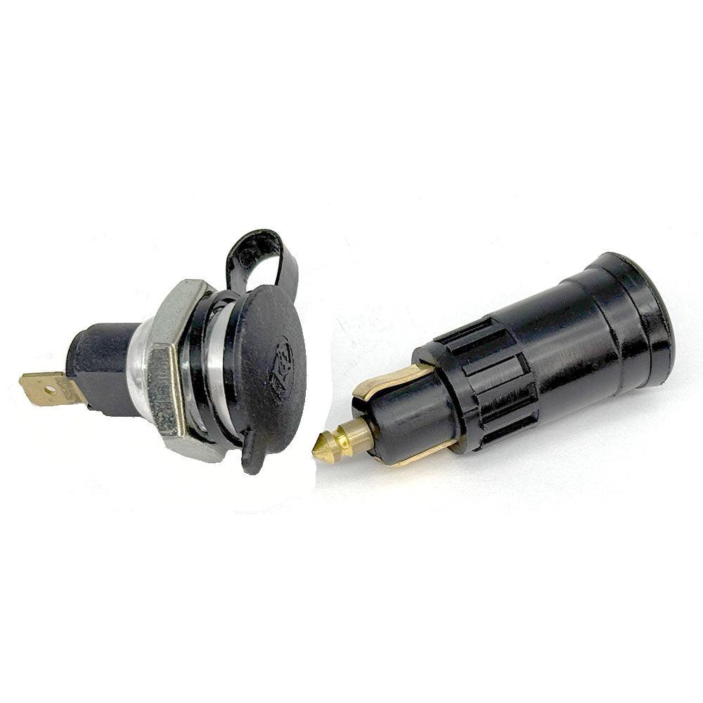 12V Din Plug And Socket Black - Image 3
