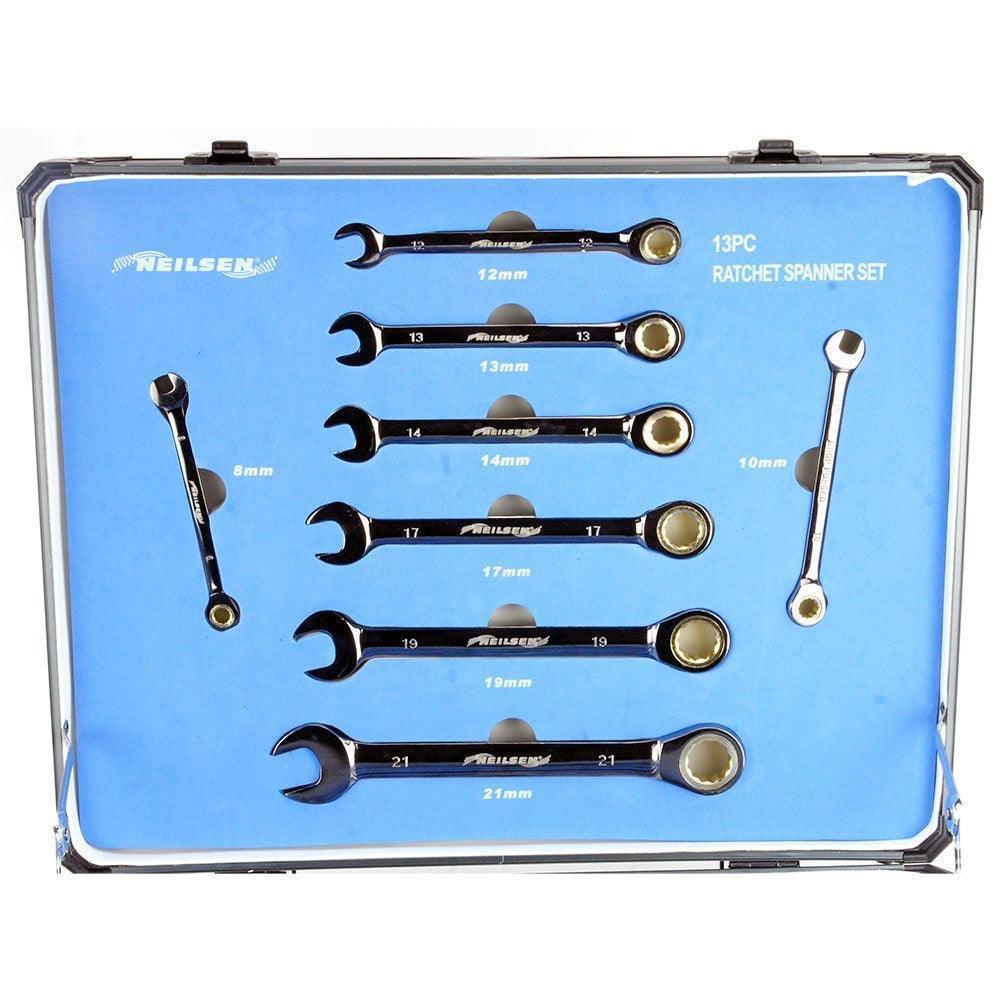 13 Piece Ratchet Spanner Set - Image 3