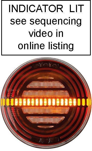 142mm LED Round Five Function Rear Lamp - Image 10