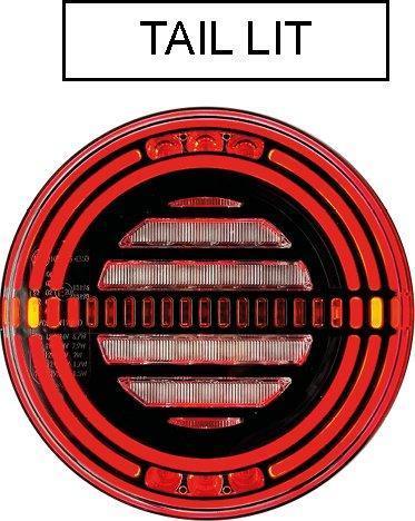 142mm LED Round Five Function Rear Lamp - Image 6