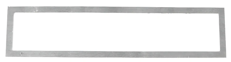 170mm x 40mm Rectangular Aluminium Escutcheon