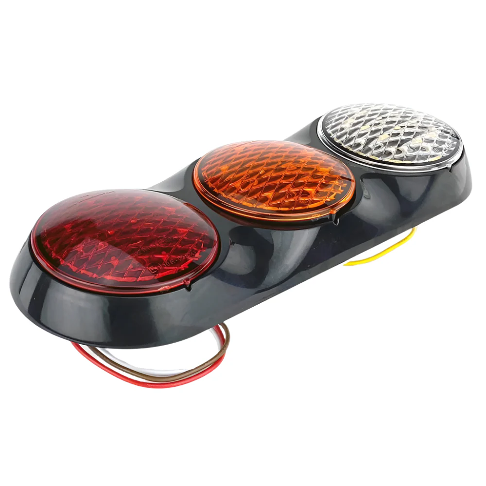 80mm Round Self Adhesive Red Lens Stop Tail - Image 4