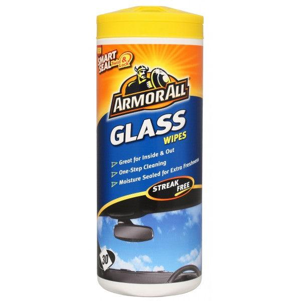 Armor All Glass Wipes (30 Count) - Streak-Free Cleaning for Windscreens & Car Windows