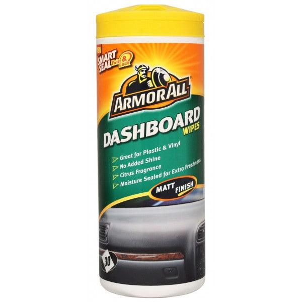 Armor All Matt Finish Dashboard Wipes (30 Count) - Protect & Revitalise Your Car Interior