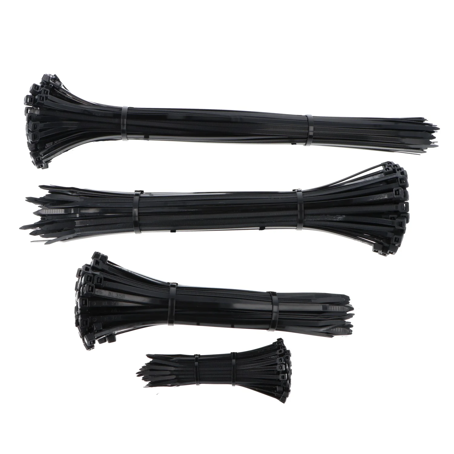 Black Cable Ties Pack 400pcs