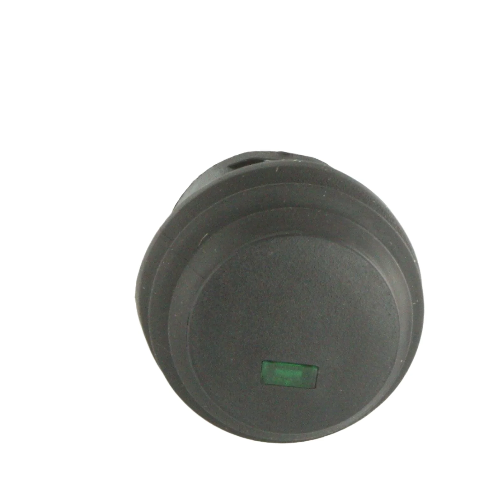Black LED Illuminated Latching Push Button Switch Green
