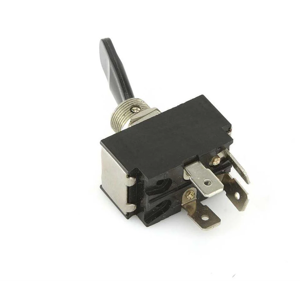 Black Lever Toggle Off-Momentary (Spring Return) - Image 2