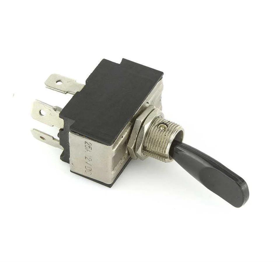 Black Lever Toggle Off-Momentary (Spring Return) - Image 3
