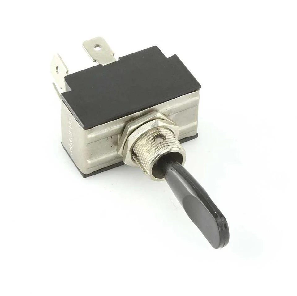 Black Lever Toggle Off-On-Momentary   (Spring Return) - Image 2