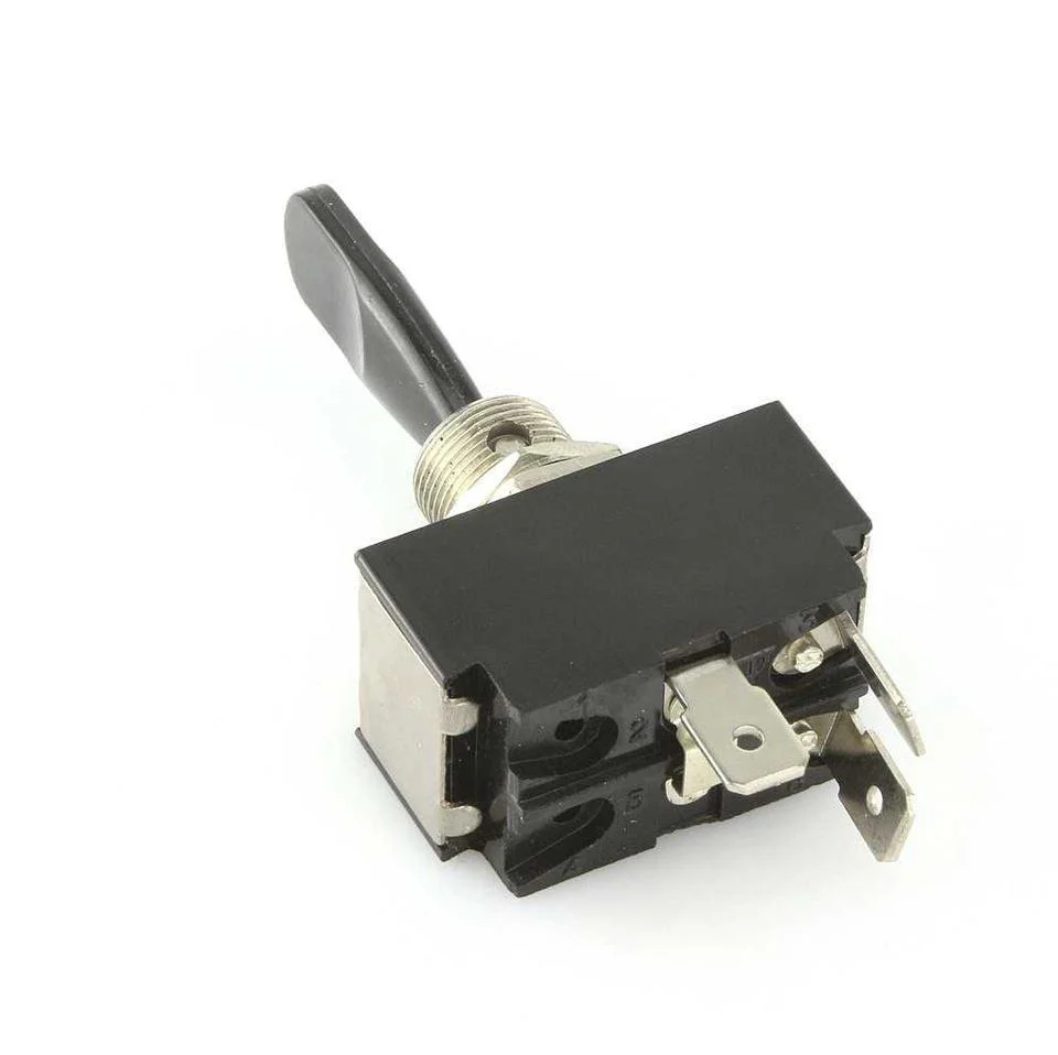 Black Lever Toggle Off-On-Momentary   (Spring Return) - Image 3