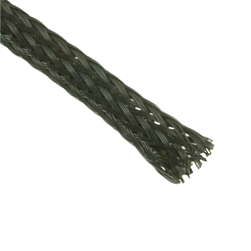 Black Nylon Cable Overbraid 4mm Per Metre