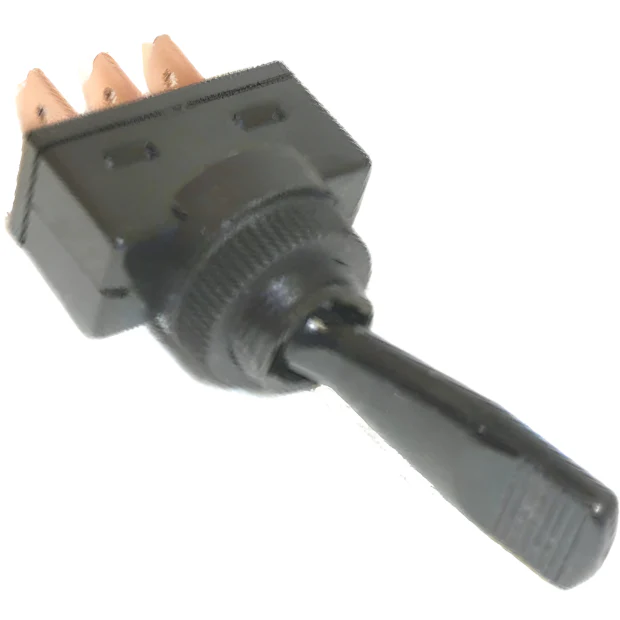 Black Nylon Toggle Switch On/On Changeover