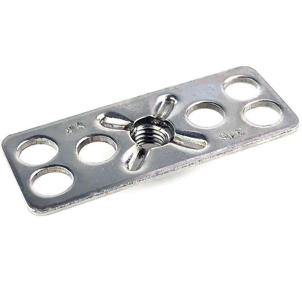 Bond In Nut Plate Fixing Pack of 5 - M4 , M5 or M6 - Image 9
