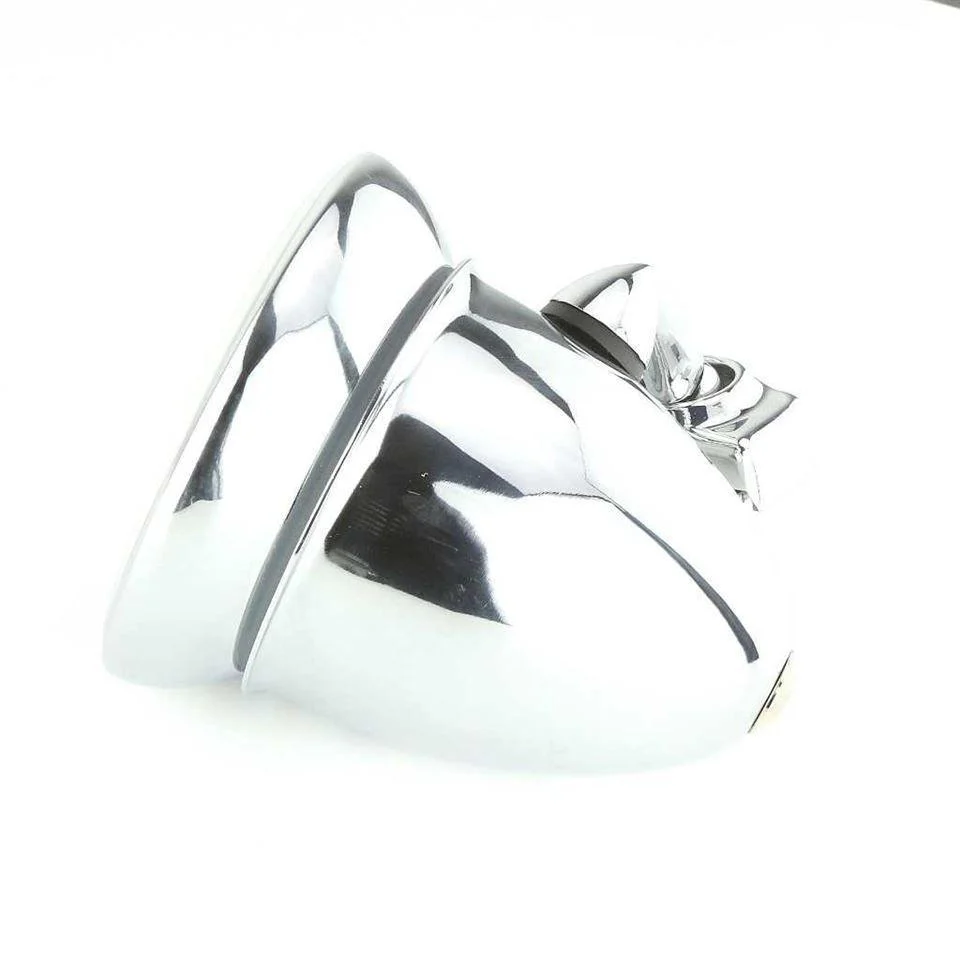 Chrome Clip-On Bullet Mirror 100mm - Image 4