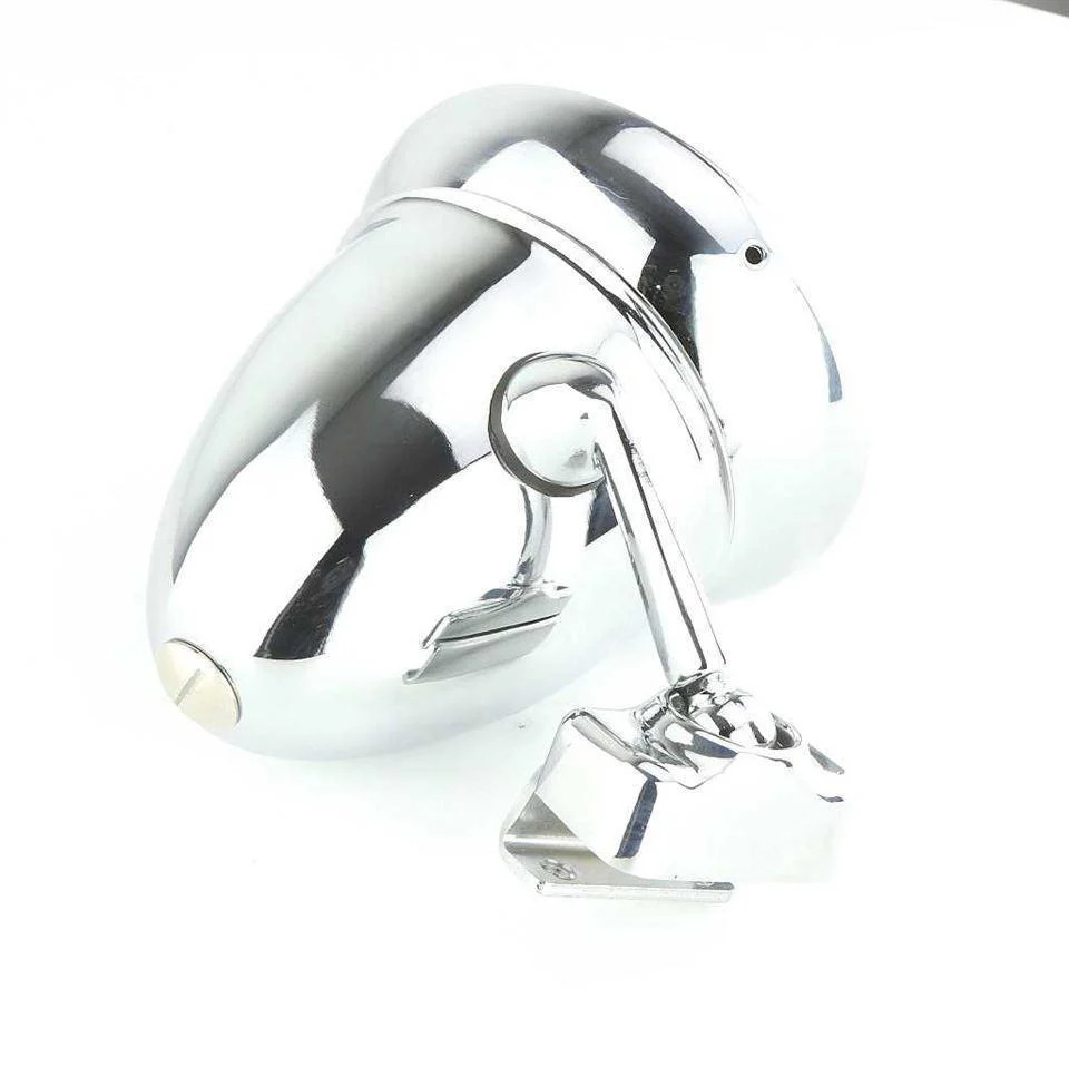 Chrome Clip-On Bullet Mirror 100mm - Image 5