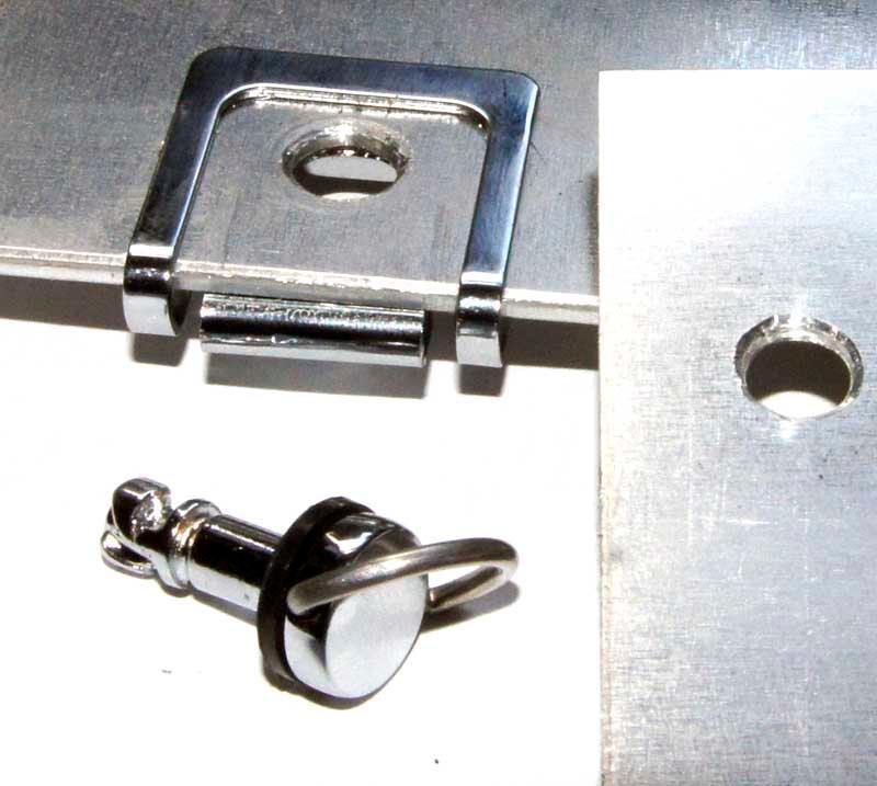 Chrome Quarter Turn Fastener for 7mm Top Panels - Image 5