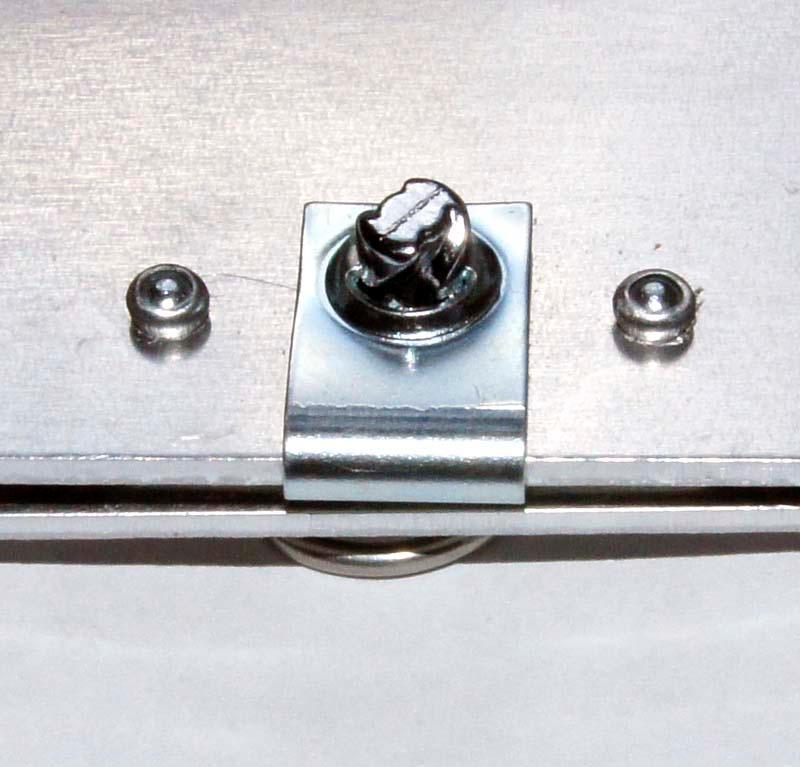 Chrome Quarter Turn Fastener with Rivets For 10mm Top Panels - Image 4