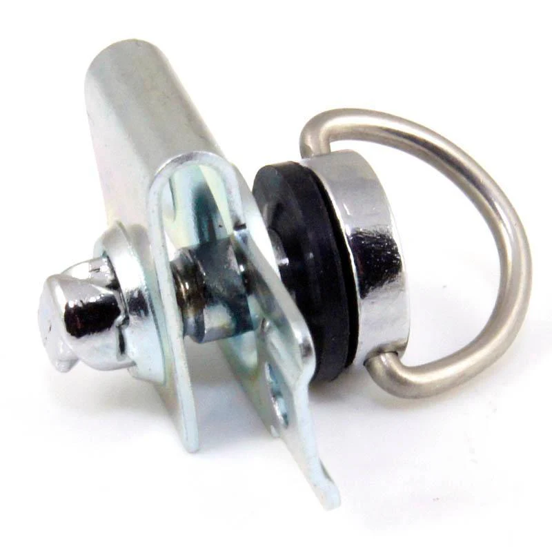 Chrome Quarter Turn Fastener With Rivets For 4mm Top Panels - Image 6