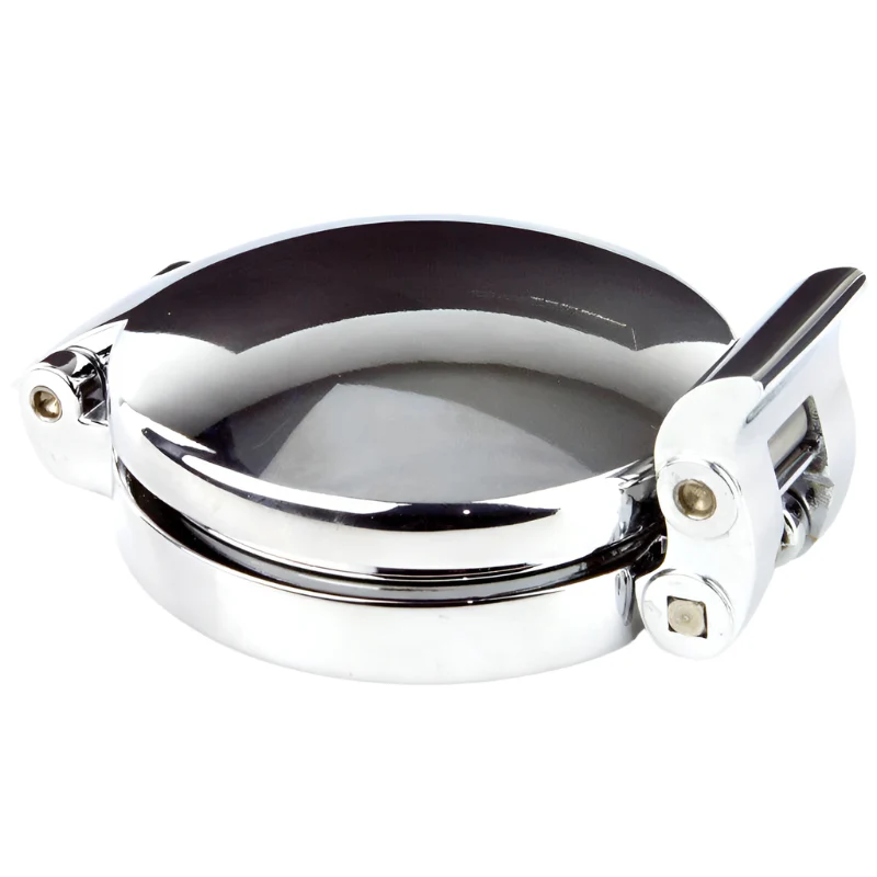 2 3/4"  Chromed Brass Aston Cap With Roller Catch