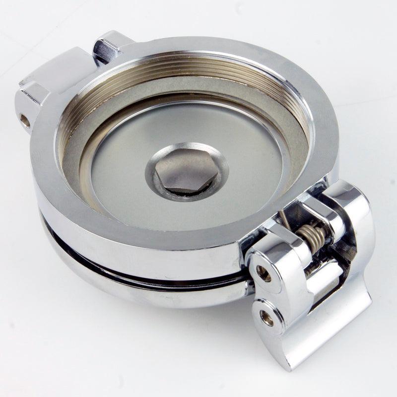 2 3/4"  Chromed Brass Aston Cap With Roller Catch - Image 3