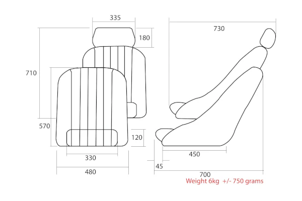 Cobra Classic Bucket Seat - Image 3