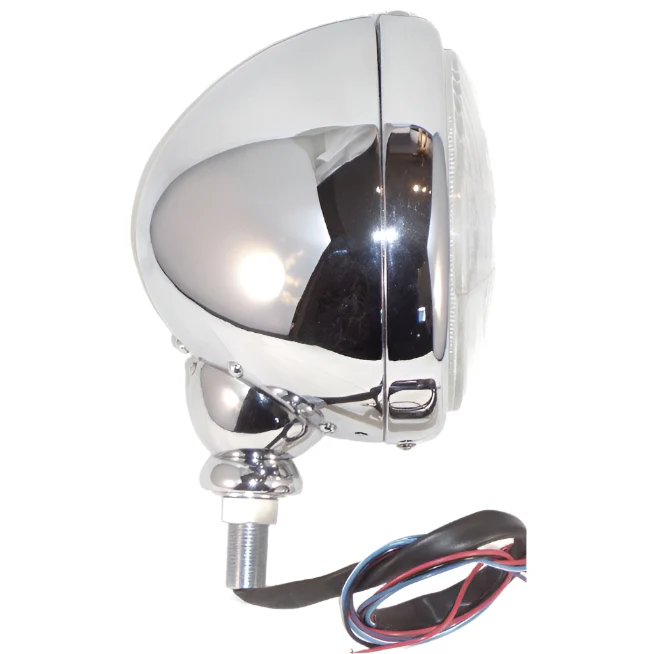 Complete Headlamp Chrome 5 3/4"