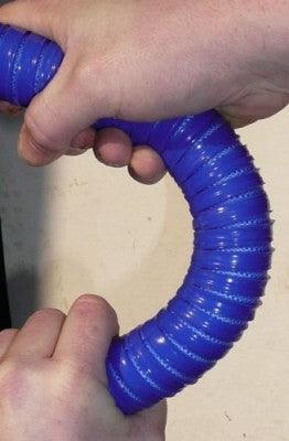 Convoluted Silicon Hose 16mm ID Black 1 Metre Length - Image 2