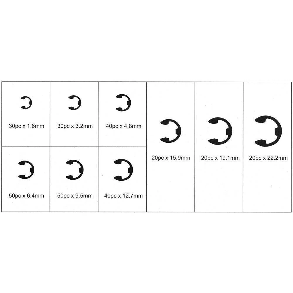 E Clip Selection Pack Of 300 - Image 3