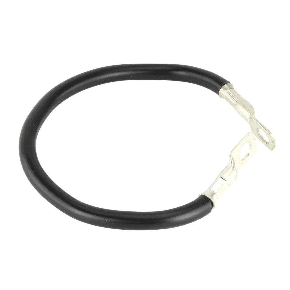 Earth Strap 12" with Two Ring Terminals 300mm