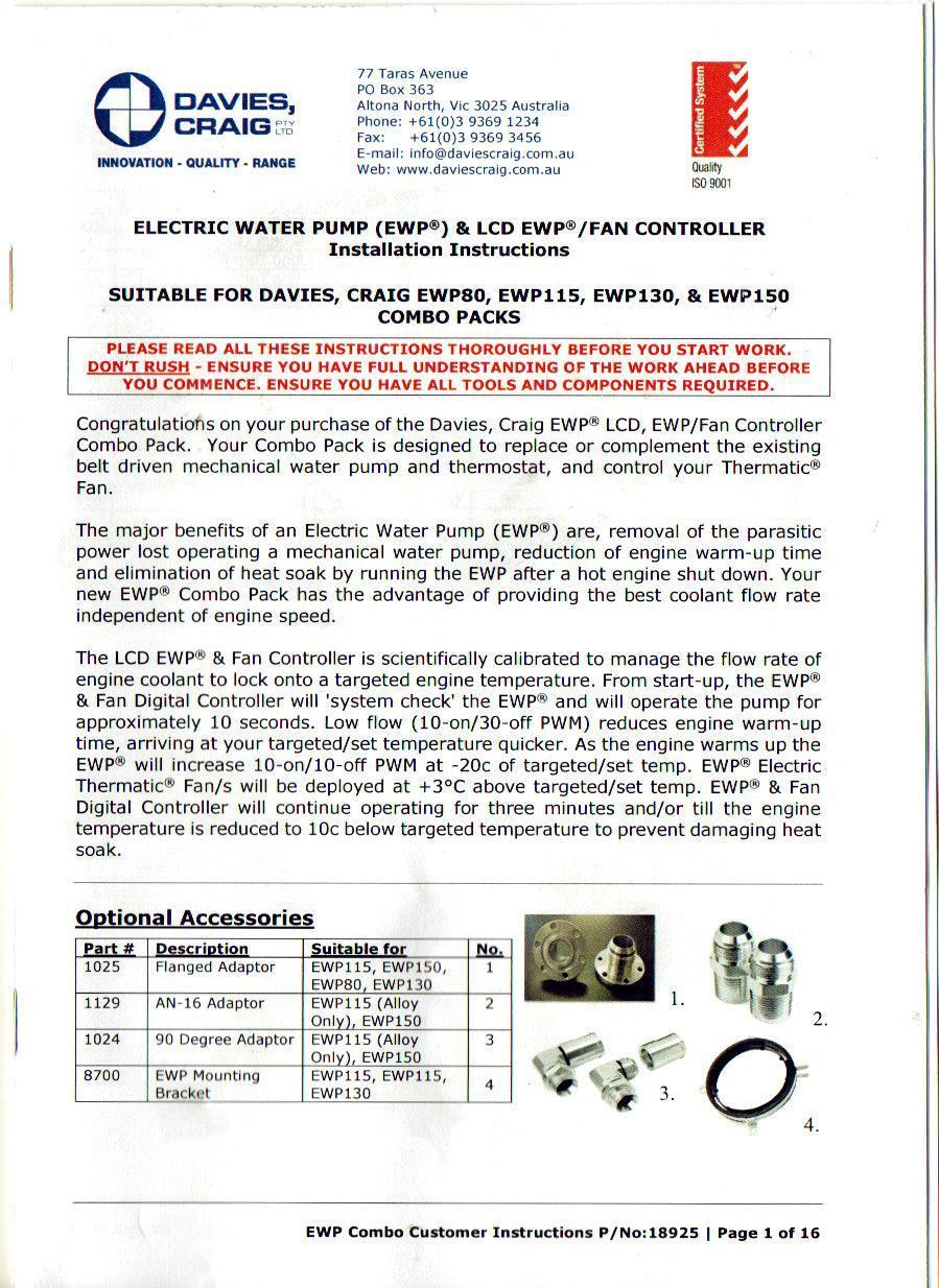 Electric Water Pump 115 L/Min and Digital Controller Kit - Image 3