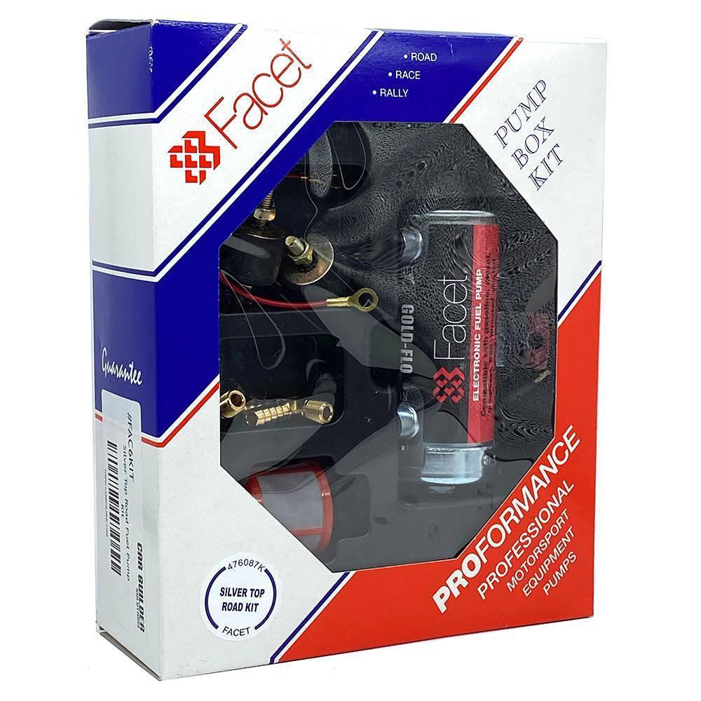 Facet Cylindrical Silver Top Road Fuel Pump Kit - Image 2