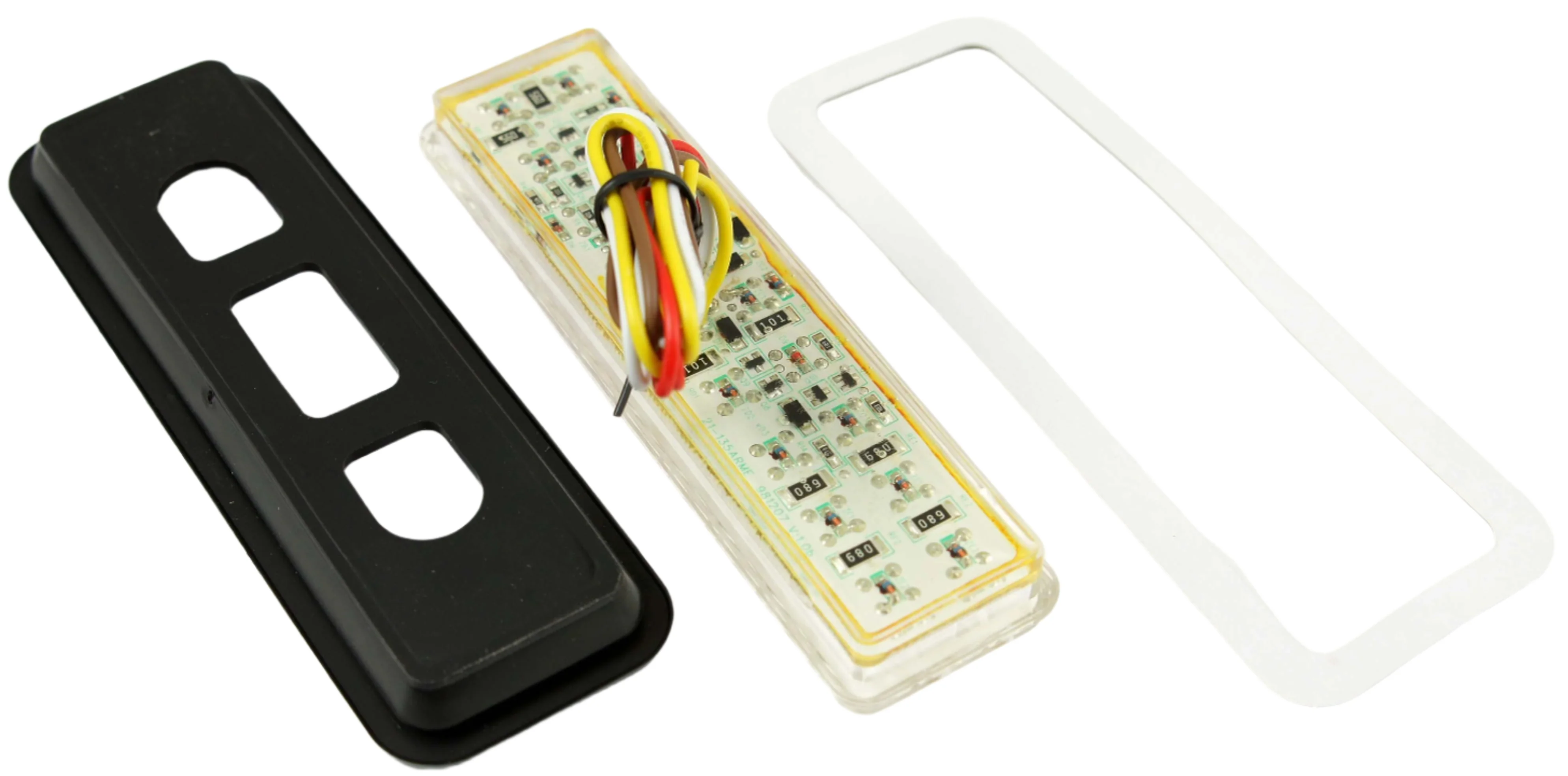 Grommet Mount LED Compact Indicator Amber Lens 145mm - Image 3