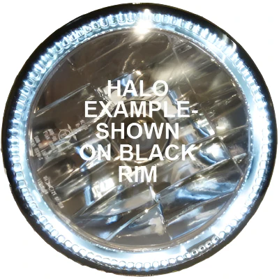 Halo Rim Headlamp Black 146mm - Image 2