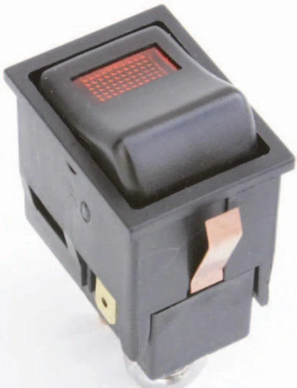 IVA Rocker Switch Plain Red Lens - Image 3