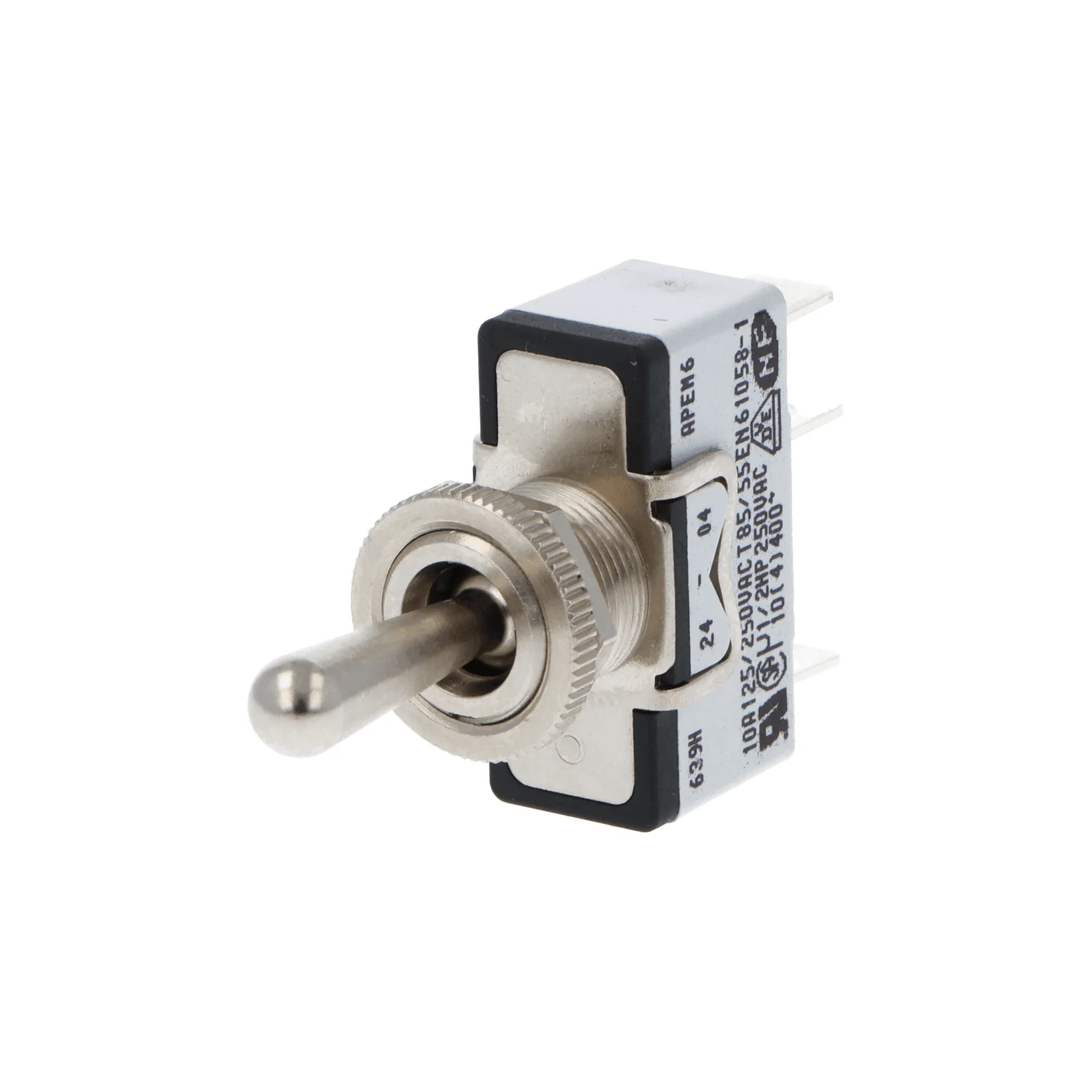 Knurled Ring Toggle Switch On-Off -On Single Pole - Image 2
