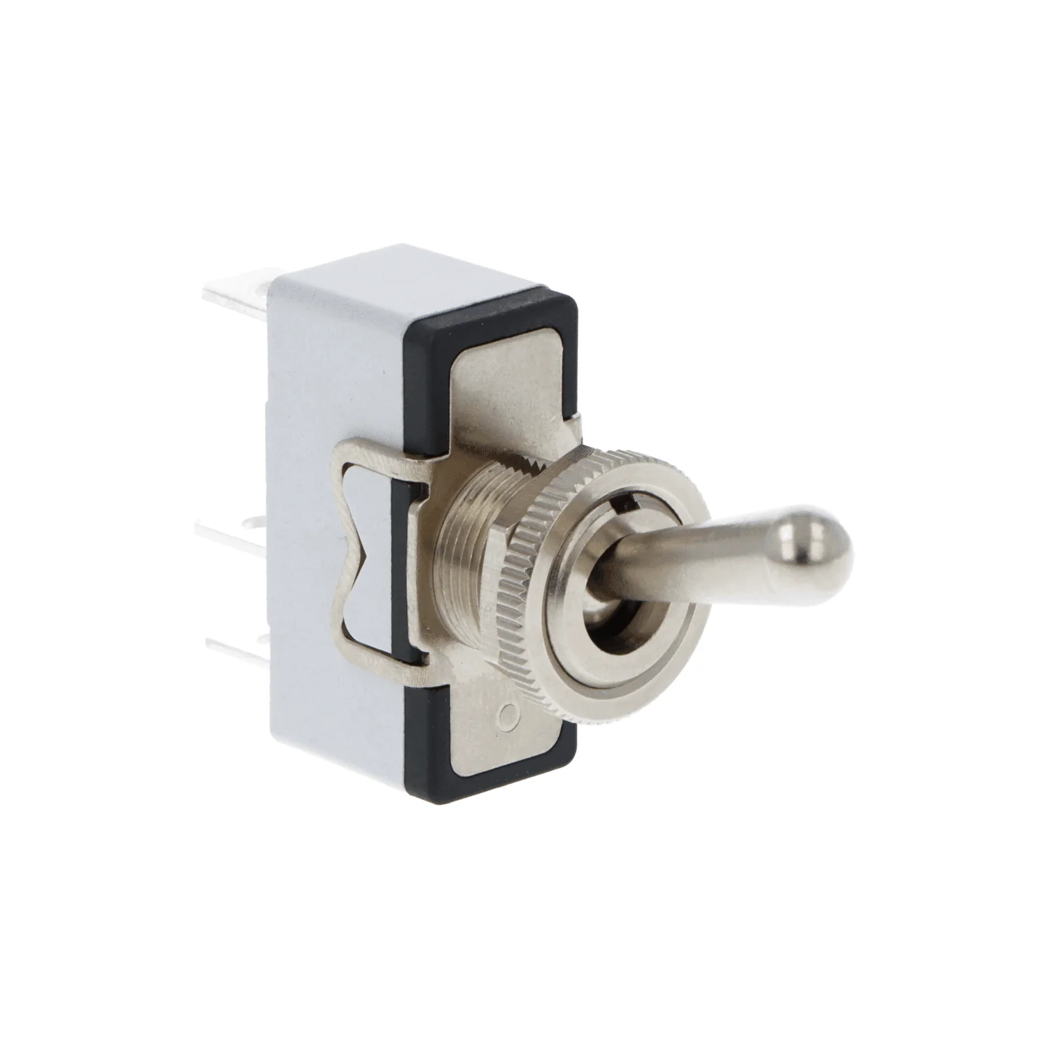 Knurled Ring Toggle Switch On-On Change-over Single Pole