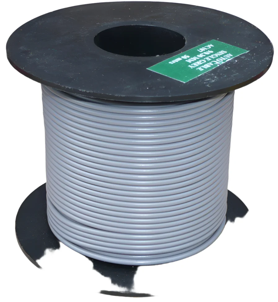 Large Cable Reel 5 Amp Grey 50 Metre