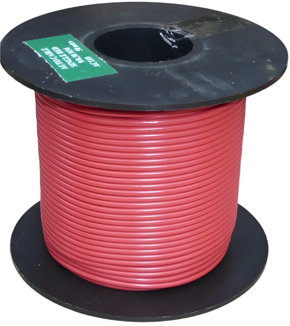 Large Cable Reel 5 Amp Red 50 Metre
