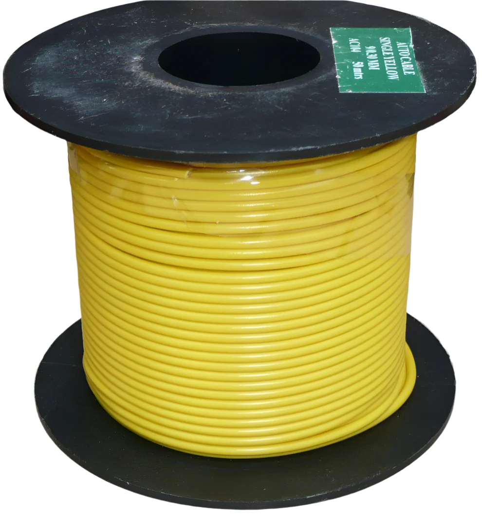 Large Cable Reel 5 Amp Yellow 50 Metre