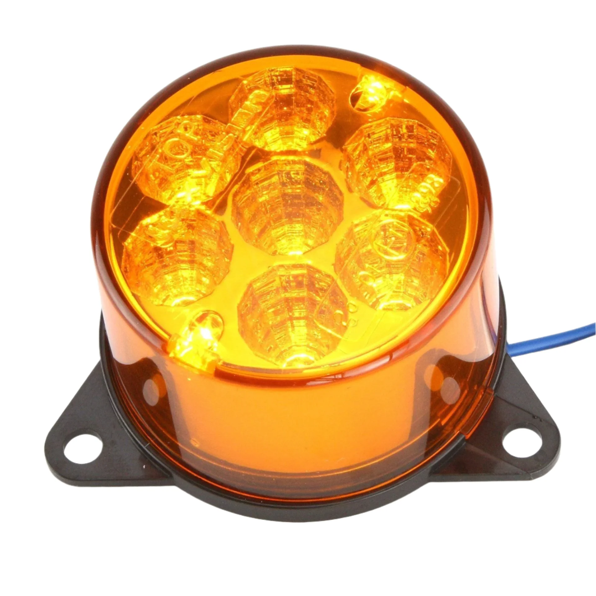 LED 55mm Indicator Amber Lens Pair