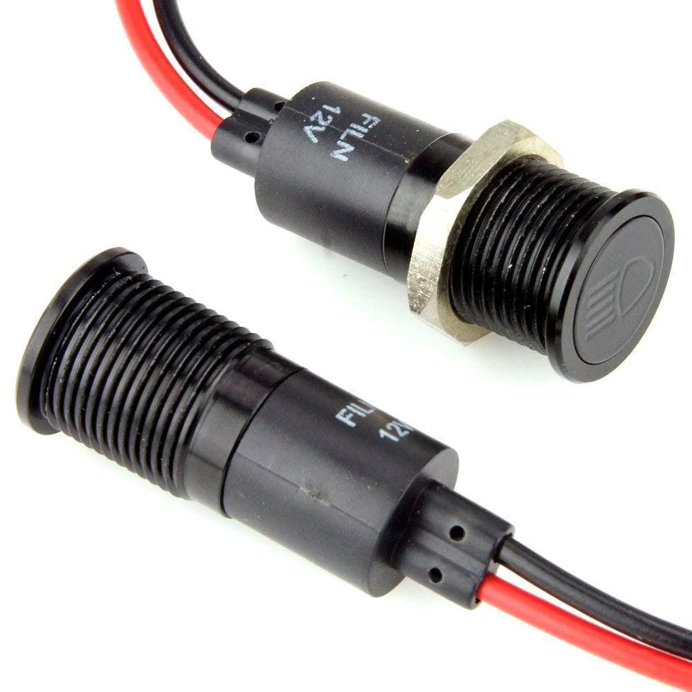 Flush Bezel Black LED Warning Light NEUTRAL - Image 3