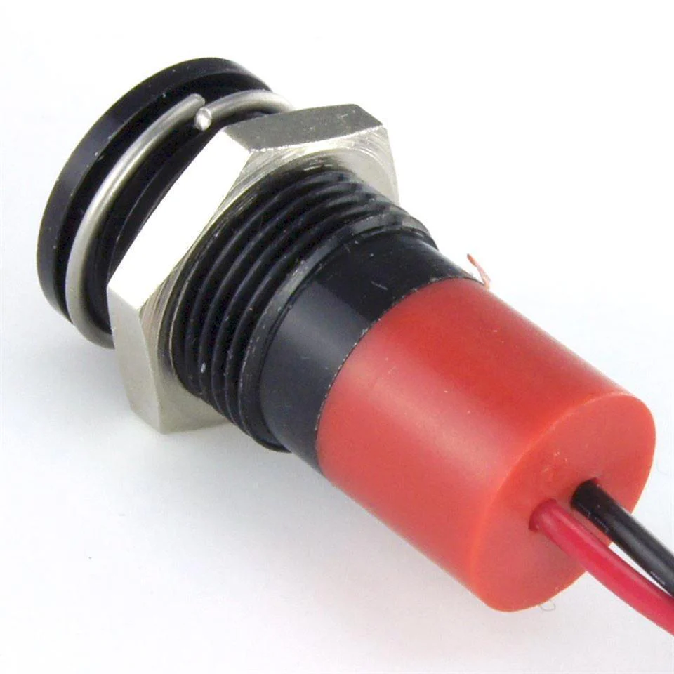 LED Black Bezel Warning Light RED - Image 3
