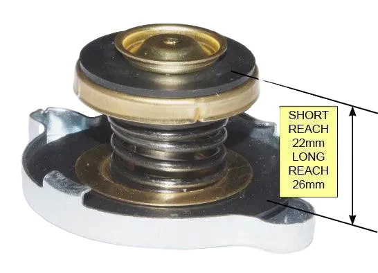 Long Reach Radiator Cap Spring Steel Upper Seal 15lb - Image 4
