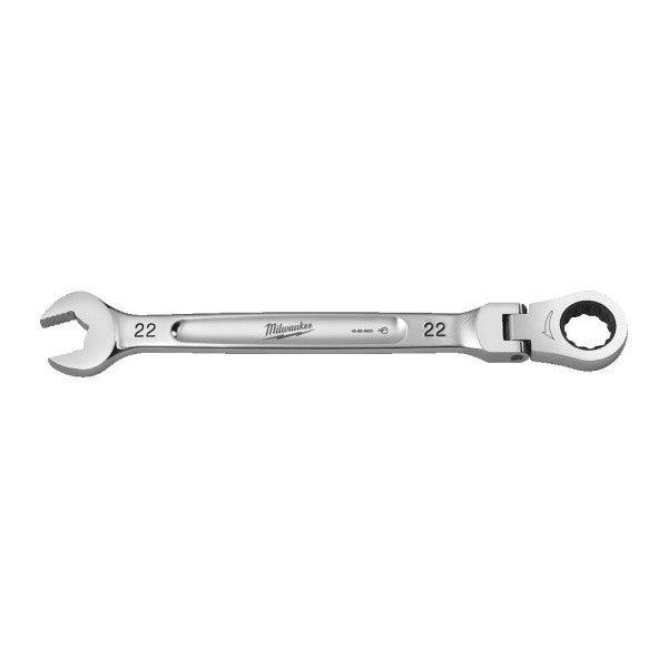 Milwaukee 22mm Max Bite Flexible Head Ratcheting Combination Spanner