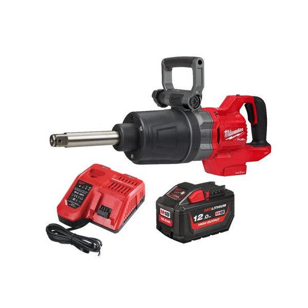 Milwaukee M18 FUEL One-Key 1" D-Handle Impact Wrench (Long Anvil) with Battery & Charger
