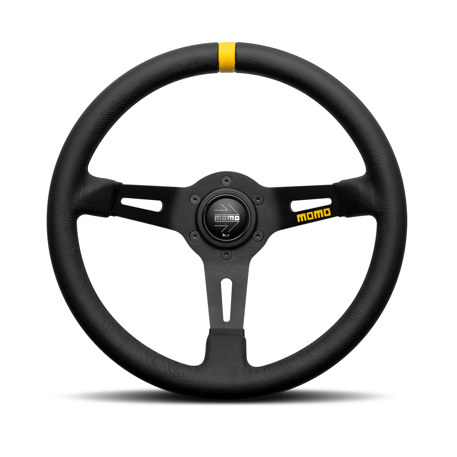 MOMO MOD. 08 Steering Wheel - Leather/Spoke 330mm