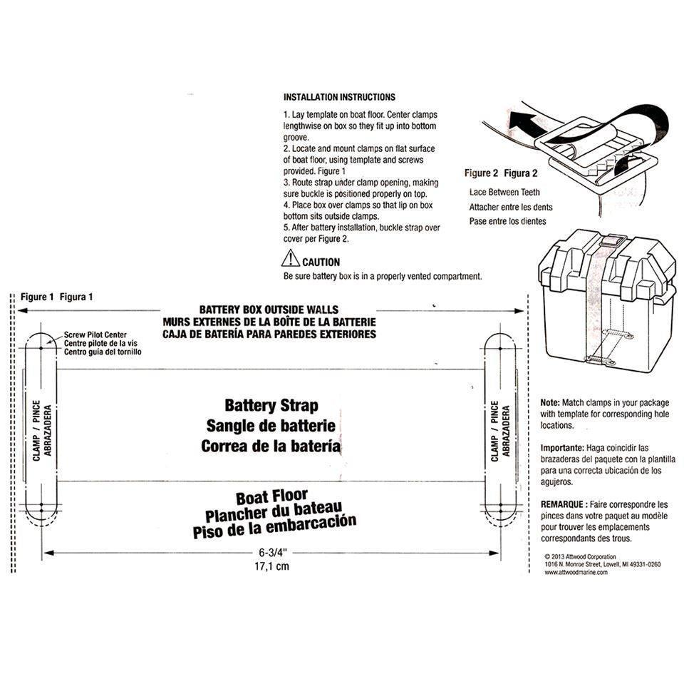 Moulded Black ABS Battery Box 358mm - Image 3