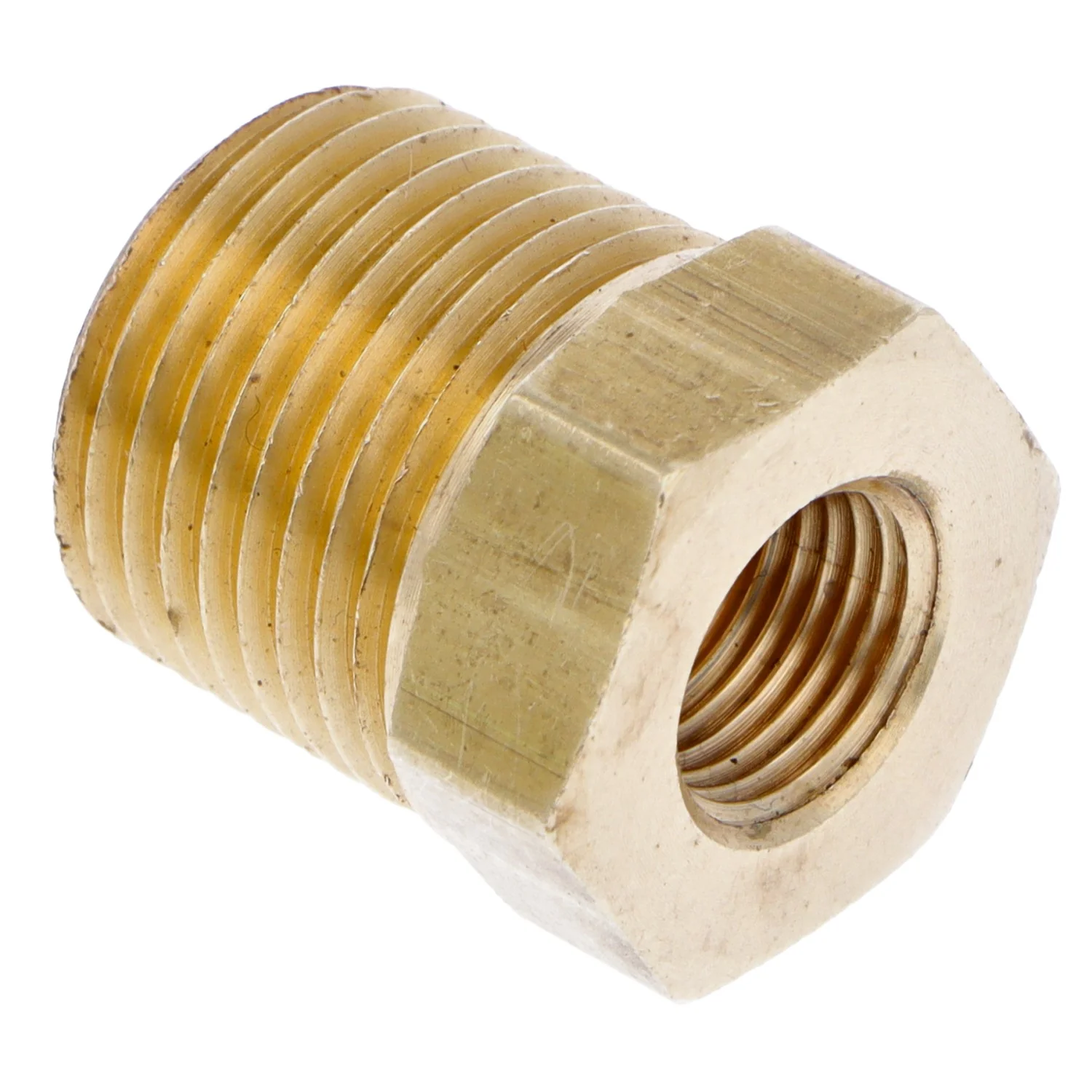 Brass Adapter 3/8 NPT Male to 1/8 NPT Female