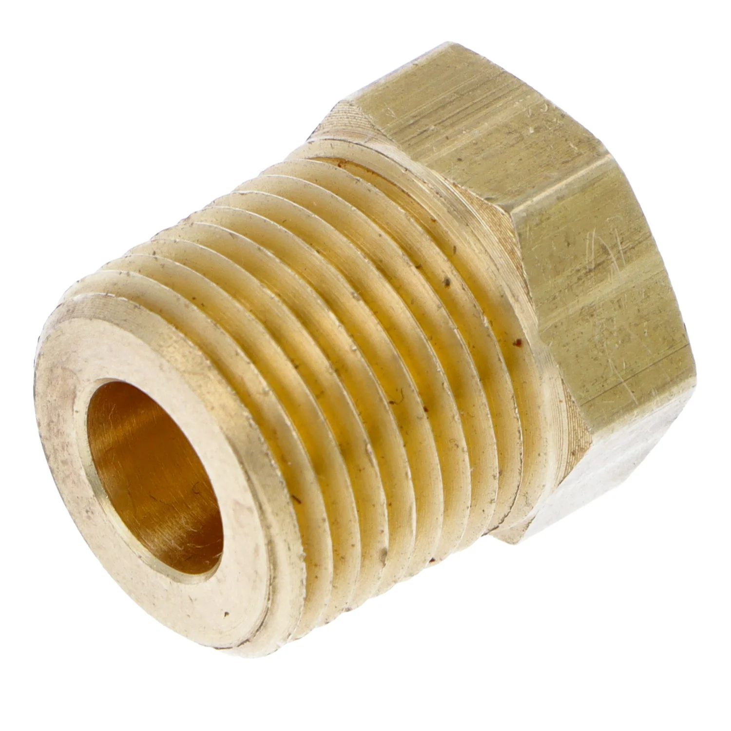 Brass Adapter 3/8 NPT Male to 1/8 NPT Female - Image 2